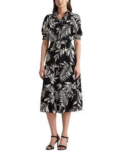 Платье с тропическим принтом Lauren ralph lauren