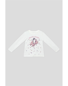 Лонгслив хлопковый с принтом Ovs