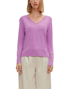 Пуловер с V-образным вырезом Comma,