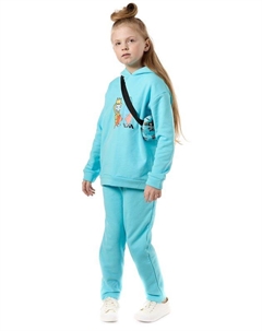 Хлопковые брюки с принтом Mum of six for стокманн