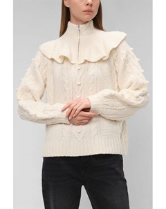 Вязаный пуловер с воротником на молнии Whistles