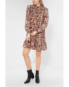 Платье из вискозы с цветочным принтом Vero moda