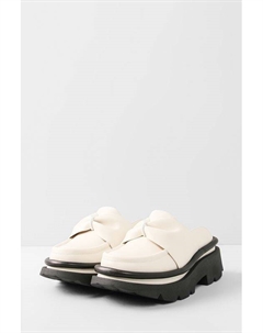 Кожаные сабо на массивной подошве 4ccccees