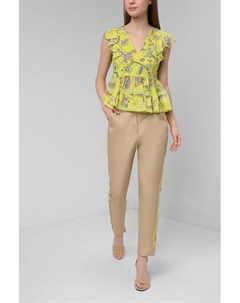 Брюки с кружевными лампасами Twinset