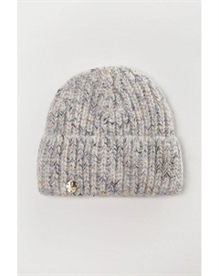 Шапка фактурной вязки с отворотом Canoe