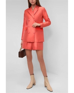 Шорты из атласной ткани Paola ray