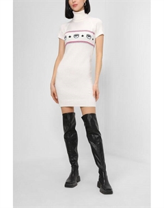 Облегающее платье с воротником-стойкой Chiara ferragni