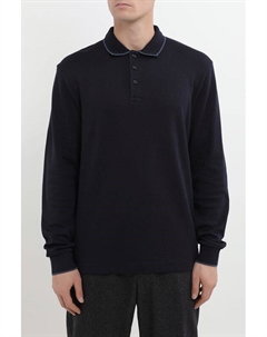 Поло хлопковое с длинным рукавом Marc o'polo