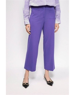 Укороченные брюки с карманами Emme marella