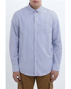 Рубашка хлопковая в полоску Piombo