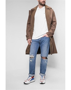 Джинсы с эффектом потертости Tommy jeans