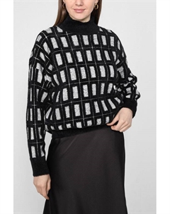 Пуловер с воротником-стойкой Perspective