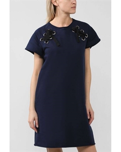 Хлопковое платье с декоративной шнуровкой Belucci