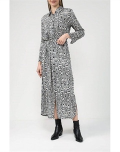Платье-рубашка с анималистичным принтом Rinascimento