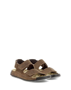 Сандалии из нубука на липучке Ecco