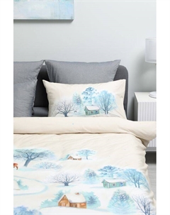 Наволочка с ушками хлопковая Winter vilage 21maison