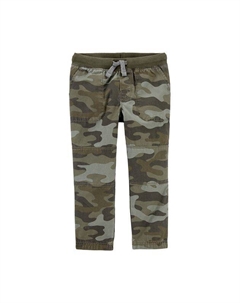 Хлопковые брюки с принтом милитари Carter`s