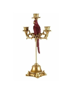 Подсвечник декоративный Попугай Décor Karlsbach