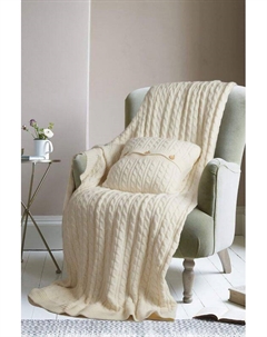 Покрывало из шерсти и хлопка текстурное Sofi de marko