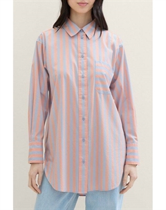 Рубашка хлопковая в полоску Tom tailor