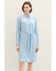 Платье-рубашка на поясе Tom tailor