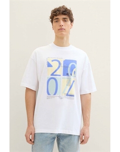 Футболка хлопковая с принтом Tom tailor