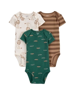 Набор из 3 хлопковых боди с принтом Собачки Carter`s