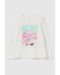 Лонгслив хлопковый с принтом Ovs