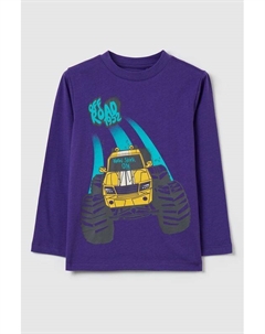 Лонгслив хлопковый с принтом Ovs