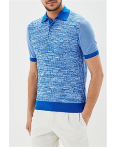 Поло хлопковое с принтом Cudgi