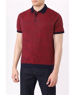 Поло хлопковое с принтом Cudgi