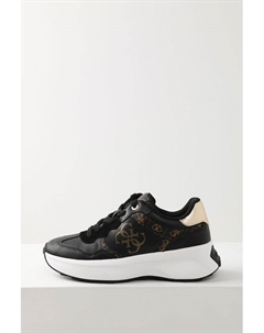 Кроссовки комбинированные на высокой подошве Guess