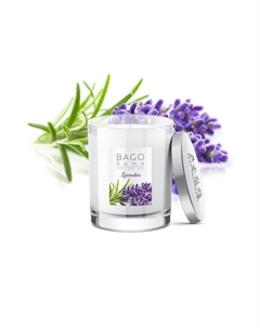 Ароматическая свеча в стекле Лаванда 132 гр Bago home