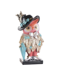 Фигурка декоративная Сова в шляпке Décor Karlsbach