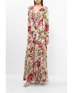 Платье с разрезом спереди и принтом Marciano by guess