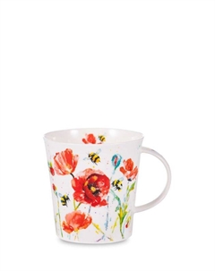 Кружка из фарфора Мак и пчёлы Dunoon
