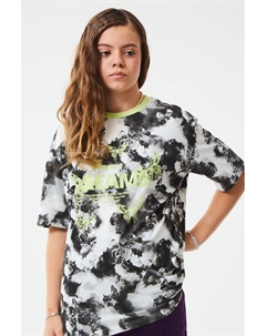 Футболка хлопковая с принтом Смена