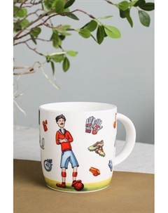 Фарфоровая кружка с принтом Hobbi 21maison