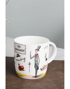 Фарфоровая кружка с принтом Hobbi 21maison