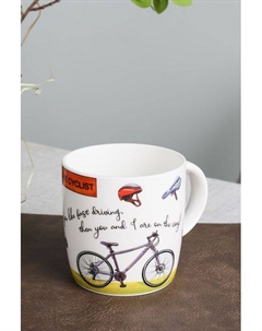 Фарфоровая кружка с принтом Hobbi 21maison