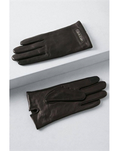 Перчатки с логотипом бренда Calvin klein