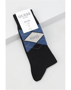 Носки хлопковые классические принтом Guess