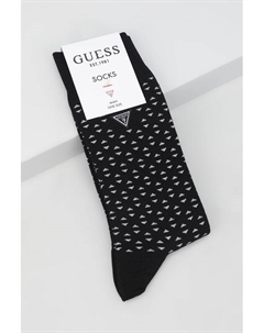 Носки хлопковые классические принтом Guess