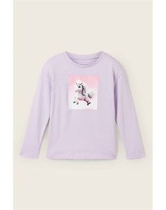 Лонгслив хлопковый с принтом Tom tailor