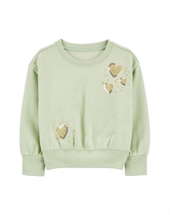 Свитшот хлопковый с аппликацией Carter`s