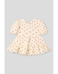 Платье хлопковое с принтом Kidsparad