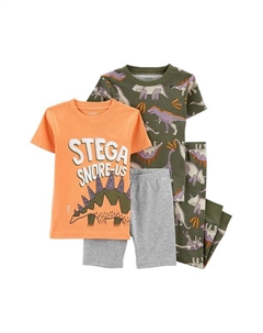 Пижама хлопковая с принтом Carter`s