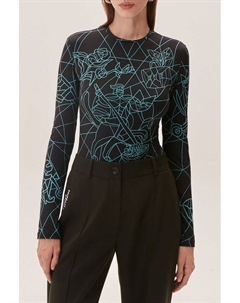 Боди с принтом Na Rayone Eve&esther