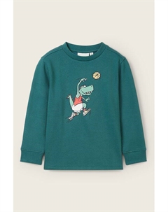 Свитшот хлопковый с принтом Tom tailor