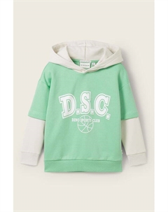 Худи хлопковое с принтом Tom tailor